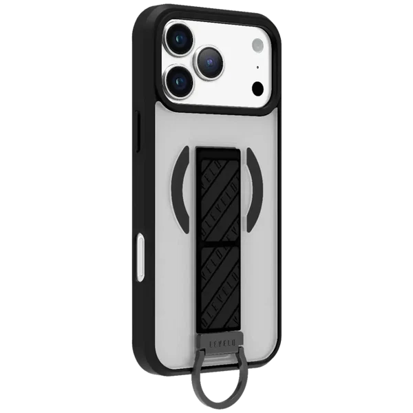 Levelo Morphix Clara Grip Case for iPhone 18Pro/Pro Max - Black