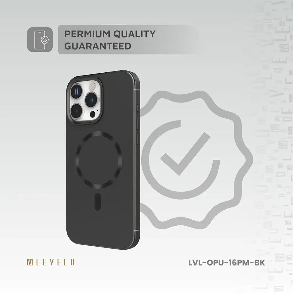 Levelo Fiora MagSafe Liquid Silicone Case With Pattern For iPhone17 Pro / 17 Pro Max [O] كفر حماية عالية - ليفلو - ماق سيف