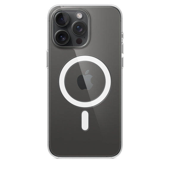 Clear Case with MagSafe - White - كفر ايفون مع ماغ سيف - شفاف
