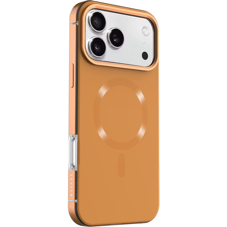 Levelo Fiora MagSafe Liquid Silicone Case With Pattern For iPhone17 Pro / 17 Pro Max [O] كفر حماية عالية - ليفلو - ماق سيف