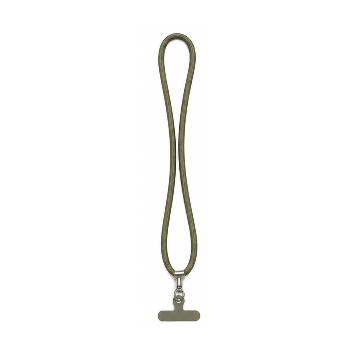 Lanyard / With Clear Case - Olive Green