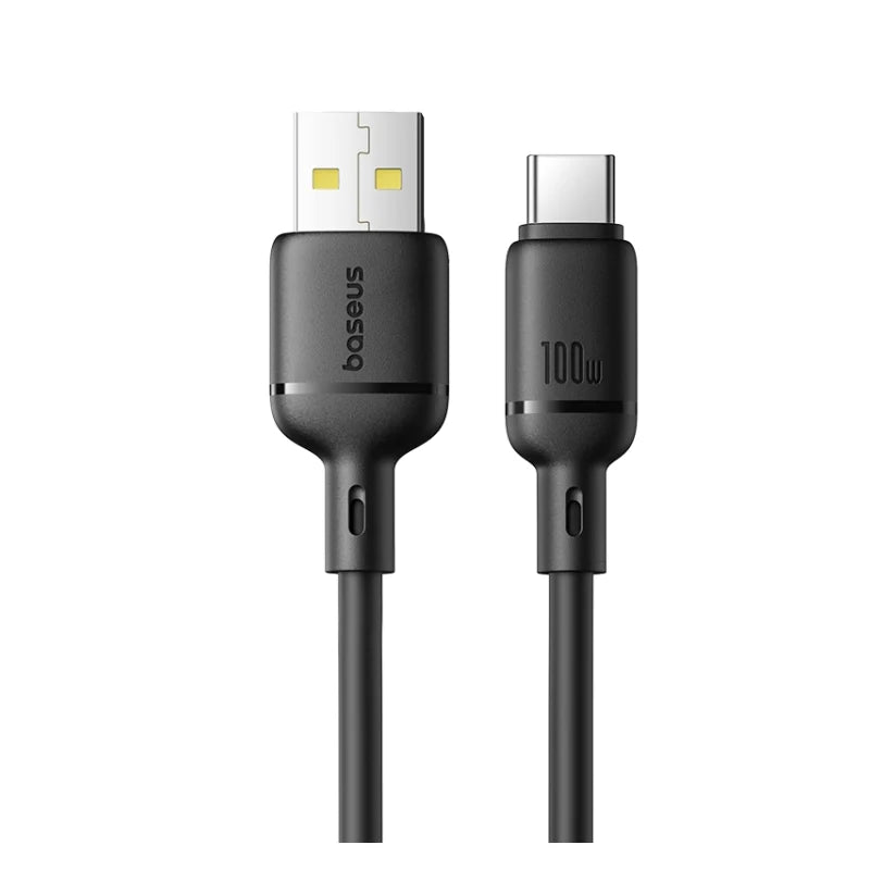 Baseus Silky Fast Charging Cable USB-A to USB-C 2m - Cluster Black