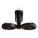 Porodo Lifestyle Dual-Head Oscillating Fan - Black