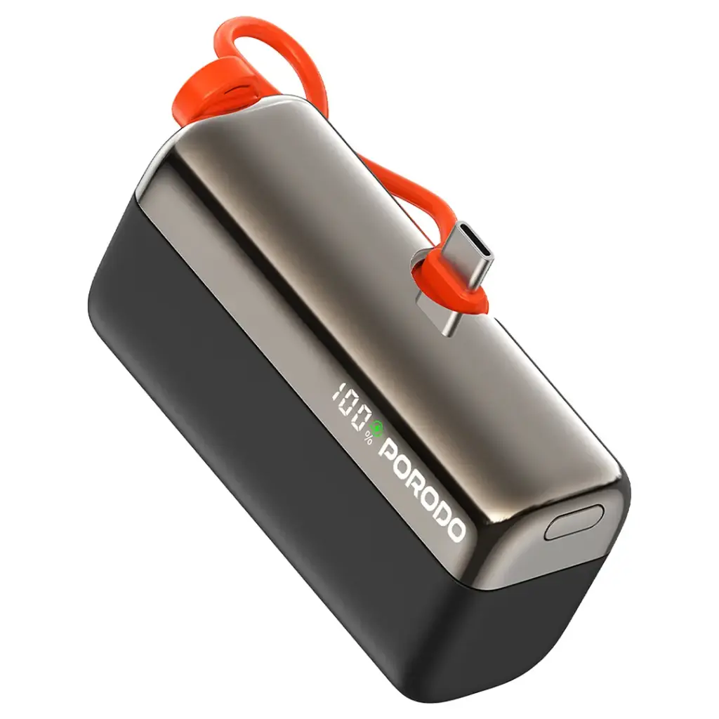 Porodo Pocket Volt 10000mAh Power Bank - Black