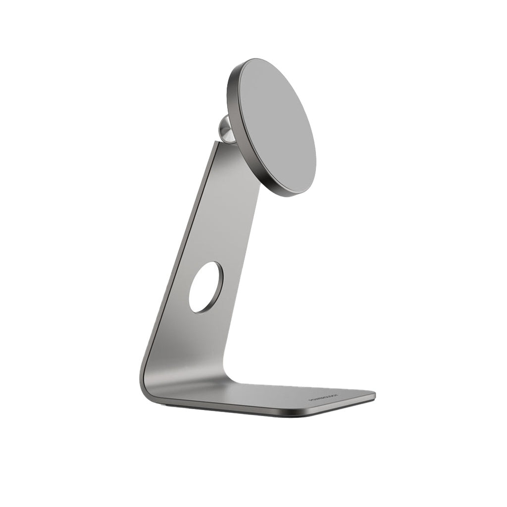 Powerology Desktop Acute Magsafe Phone Stand with Magnets - Dark Grey [O] - ستاند مكتب ماغ سيف - بوراولجي