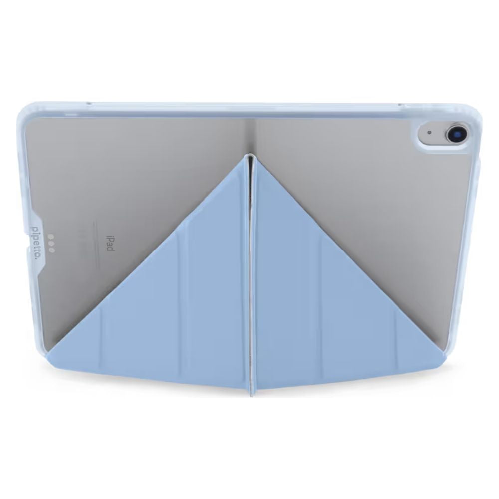 Pipetto Origami No.1 Case for iPad Pro 13" / 11" - M4/M5 (2024/2025)(Light Blue) [C] - كفر ايباد + ستاند + مكان للقلم