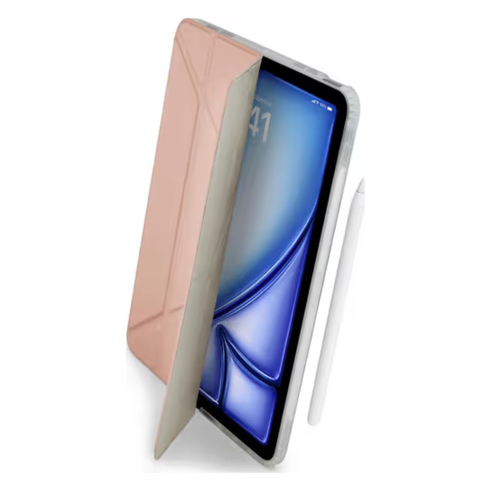 Pipetto Origami No.1 Case for iPad Pro 13" / 11" - M4/M5 (2024/2025) (Pink) [C] - كفر ايباد + ستاند + مكان للقلم