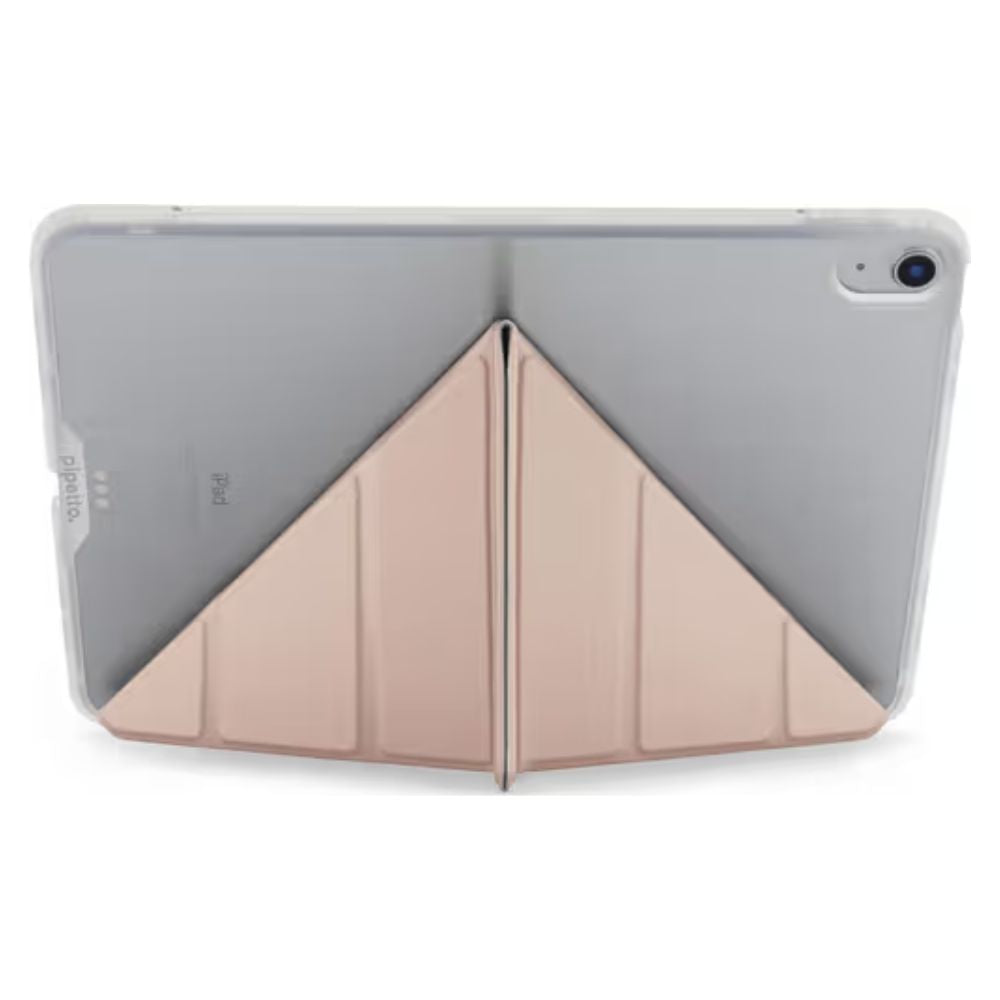 Pipetto Origami No.1 Case for iPad Pro 13" / 11" - M4/M5 (2024/2025) (Pink) [C] - كفر ايباد + ستاند + مكان للقلم