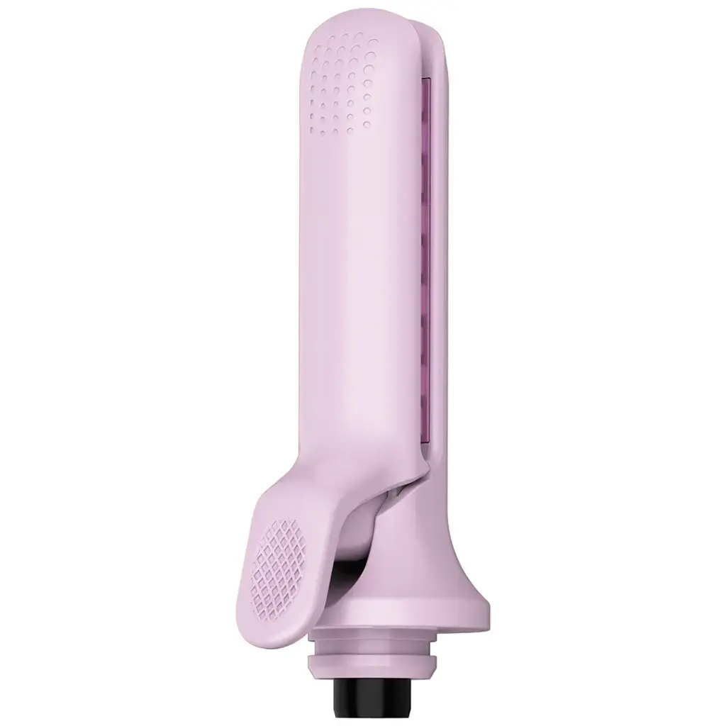 Porodo 5-In-1 Hair Styling Tool with Auto-Wrap Curling & Straightening - Pink