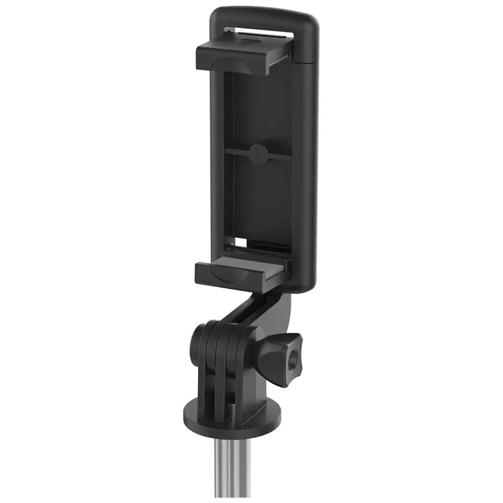 Porodo Blue FlexiTripod Selfie Stick with Foldable Tripod - Black