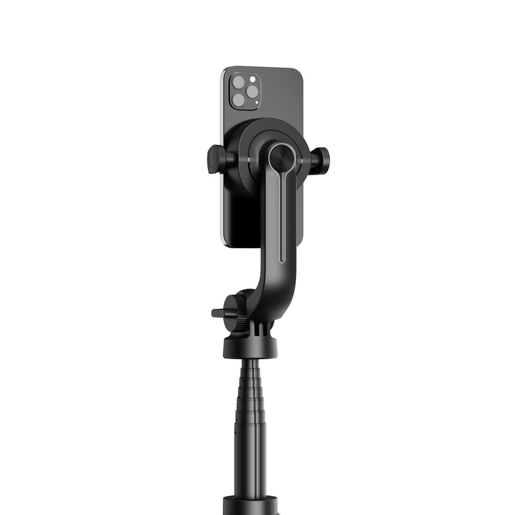 Porodo Magnetic Magsafe Selfie Tripod - Black [O]- عصاة وستاند للتصوير مع ريموت