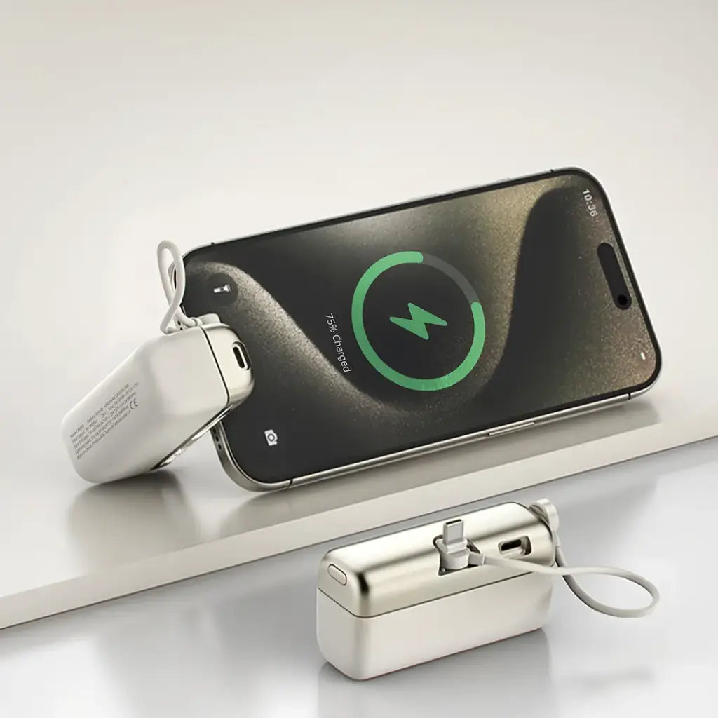 Porodo Pocket Volt 10000mAh Power Bank - White