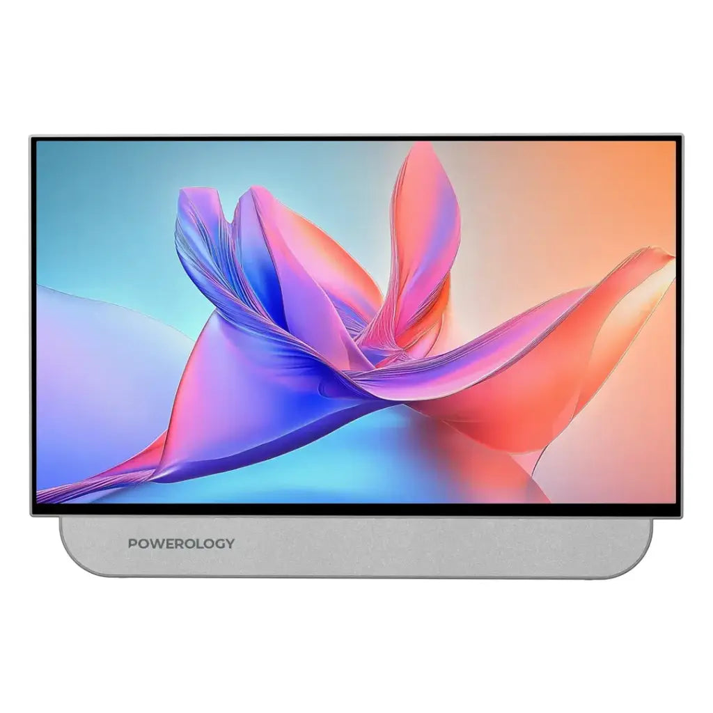 Powerology Paramount Portable Touchscreen Smart Monitor - Beige