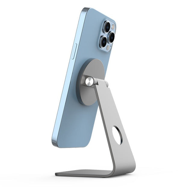 Powerology Desktop Acute Magsafe Phone Stand with Magnets - Dark Grey [O] - ستاند مكتب ماغ سيف - بوراولجي