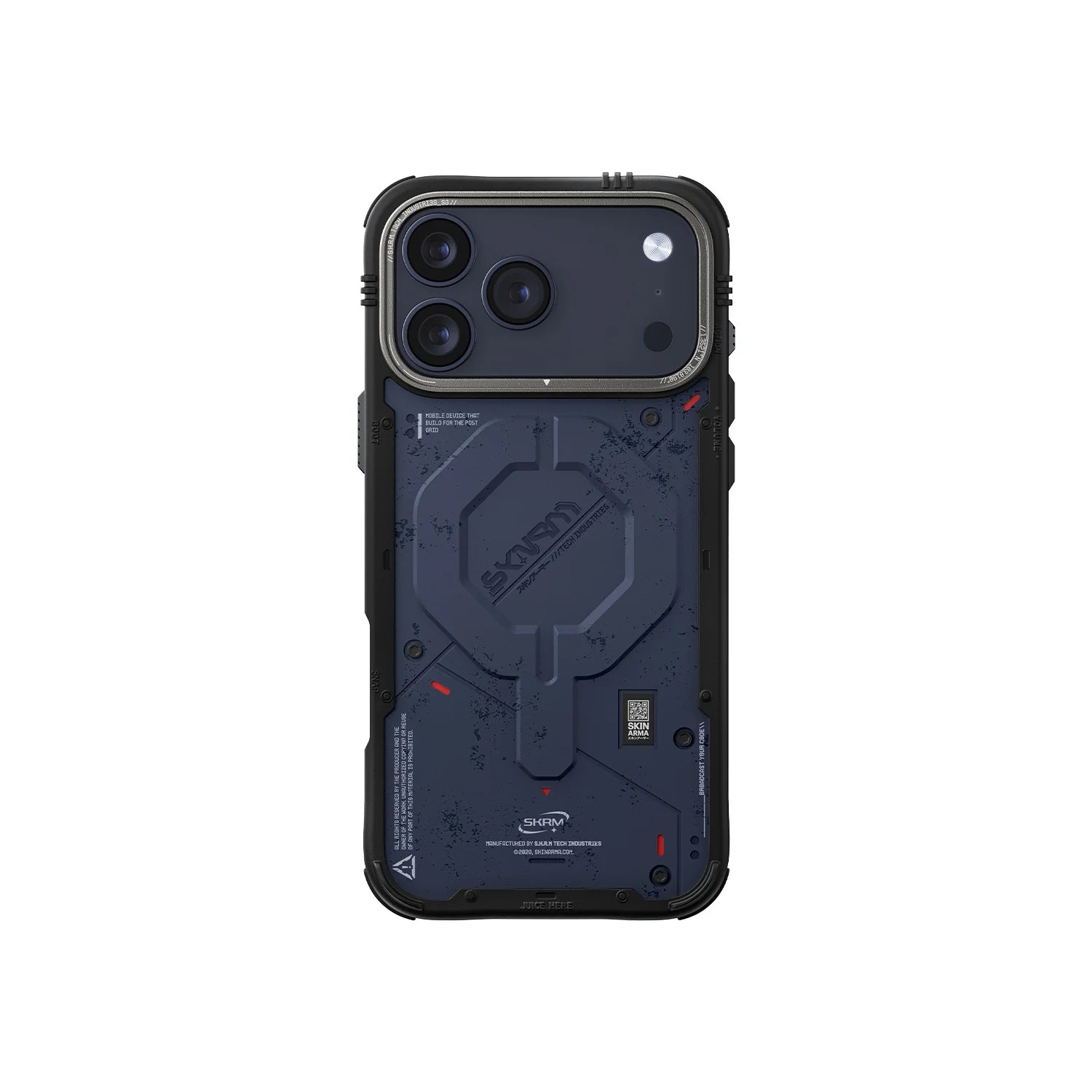 SkinArma Vektor MagSafe Case for iPhone 17 Pro / 17 Pro Max - Blue [B] - سكين أرما فيكتور كفر ماج سيف لهاتف ايفون 17 برو / 17 برو ماكس - أزرق