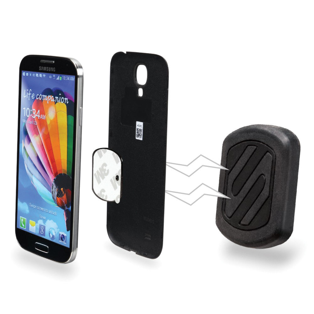 Scosche magicMOUNT surface Magnetic Mount for Mobile Device Black [C] - قطع معدنية - مغناطيس - سكوشي