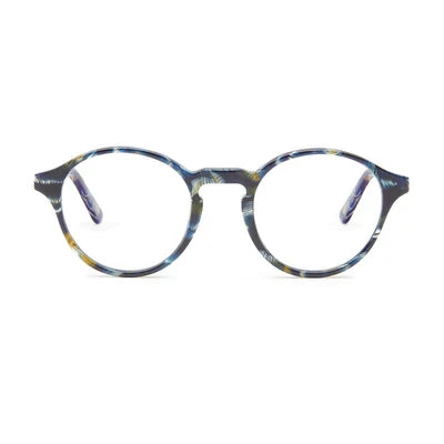 Barner Shoreditch Glasses - Blue Havana [AS] - نظارات بارنر شورديتش - هافانا أزرق