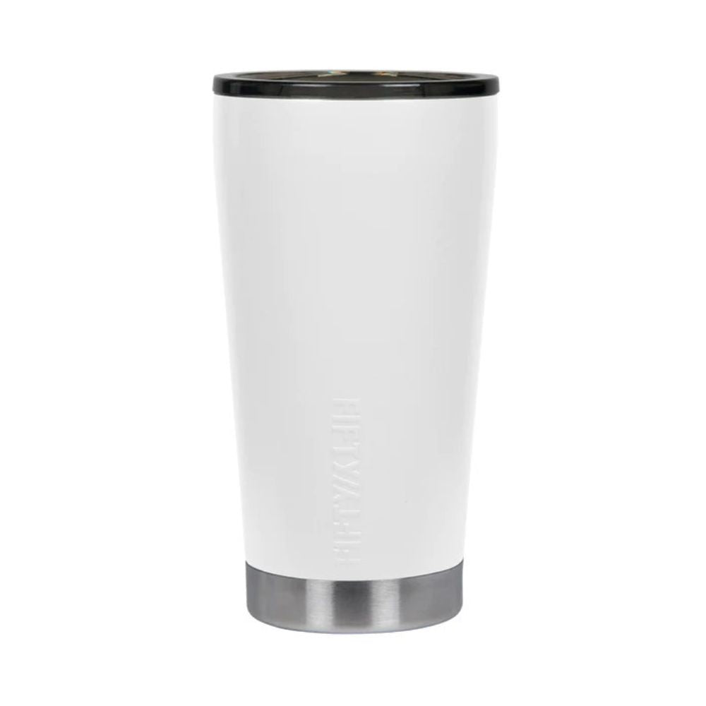 Fifty Fifty Vacuum Insulated Tumbler 470ML (Winter White) [C] - كوب حافظ للحرارة - مناسب للسفر والرحلات