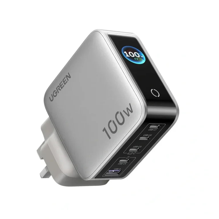 UGREEN Nexode Pro 100W 5-Port GaN Charger with Smart Display – X773
