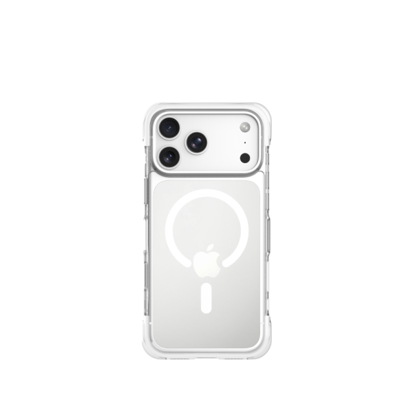 Levelo Tucson Magsafe Bumper Case For iPhone 18/17 Pro/Pro Max - White