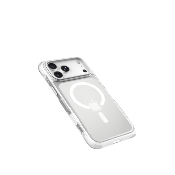 Levelo Tucson Magsafe Bumper Case For iPhone 18/17 Pro/Pro Max - White