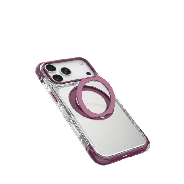 Levelo Apollo Magsafe Case With Kickstand For iPhone 18/17 Pro/Pro Max - Burgundy
