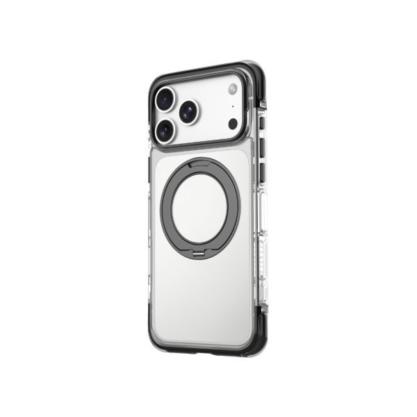 Levelo Apollo Magsafe Case With Kickstand For iPhone 18/17 Pro/Pro Max - Black