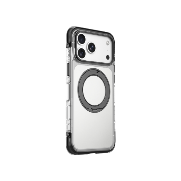 Levelo Apollo Magsafe Case With Kickstand For iPhone 18/17 Pro/Pro Max - Black