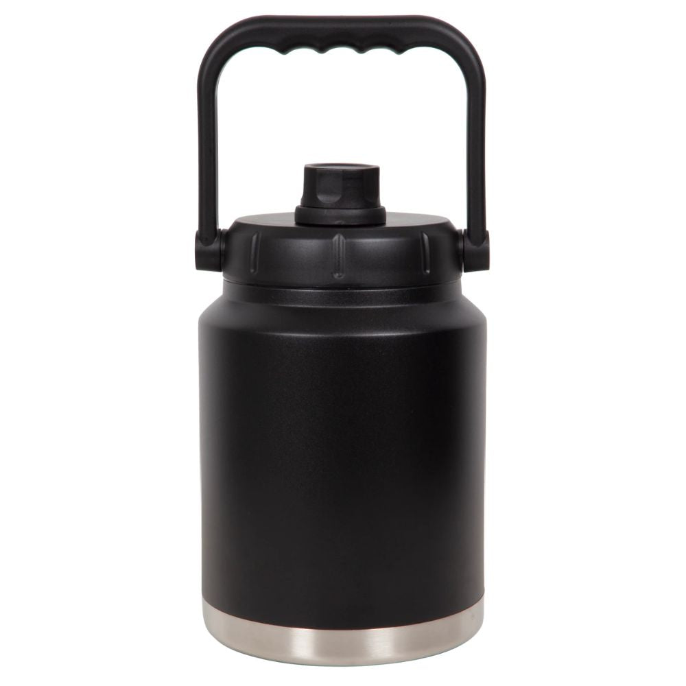 Fifty Fifty Vacuum Insulated Jug 2.1L (Black) [C] - مطارة حافظة للحرارة + مسكه