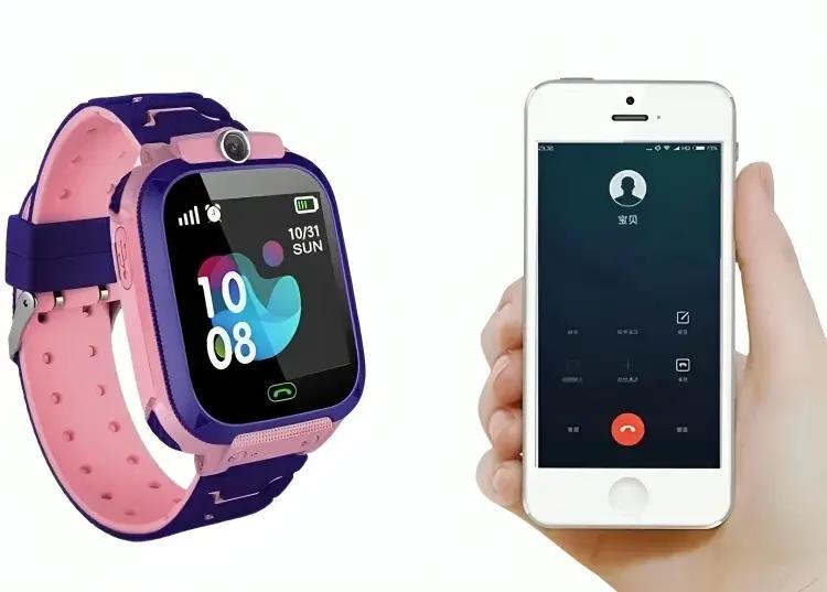 Smart Watch for Kids - Pink [H]ساعة ذكية للأطفال - تدعم شريحة الاتصال والتتبع