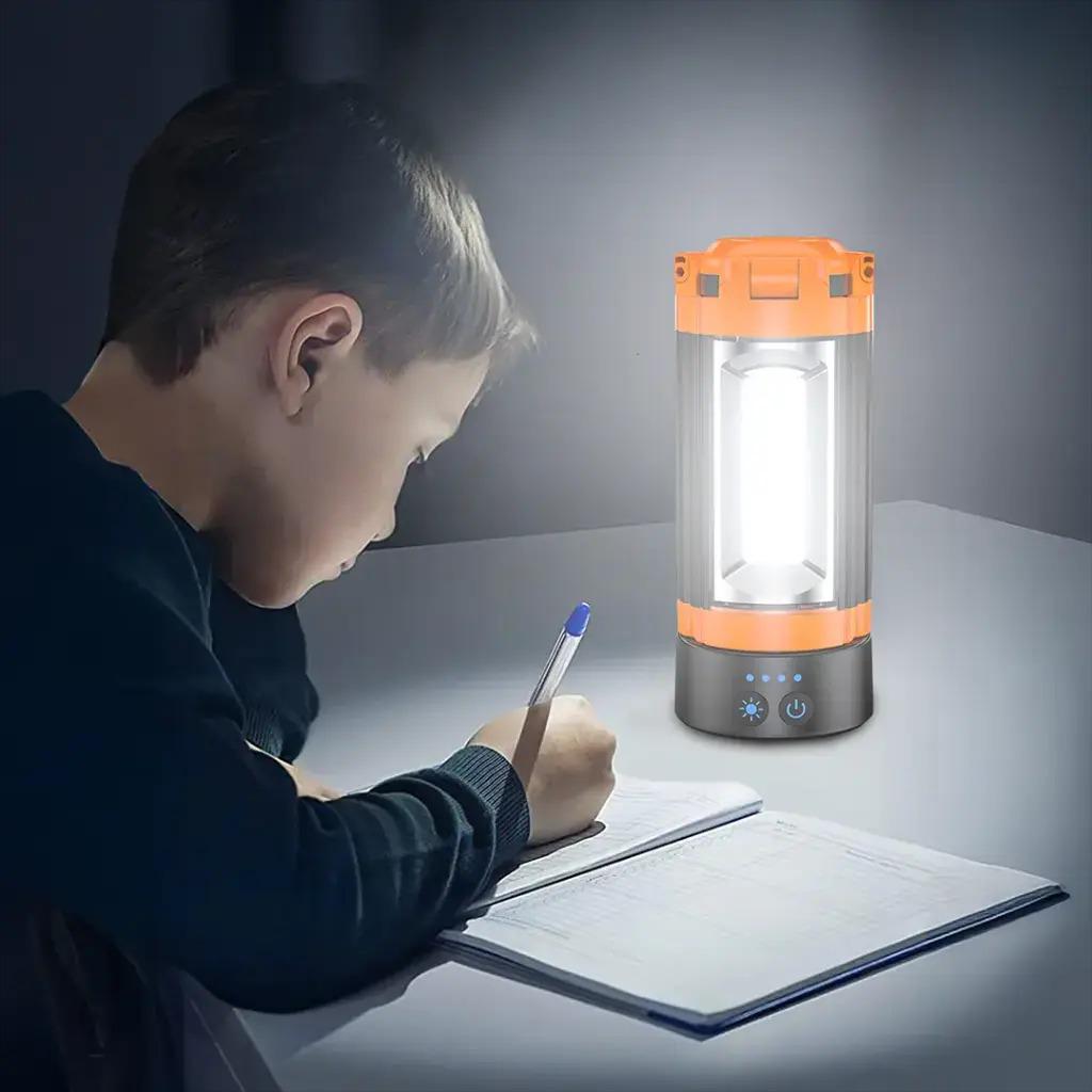 Porodo Lifestyle 9000mAh Work Lantern Foldable Multi-Mode LED Light [O]- مصباح عمل بورودو لايف ستايل 9000 مللي أمبير قابل للطي - كفالة 24 شهر