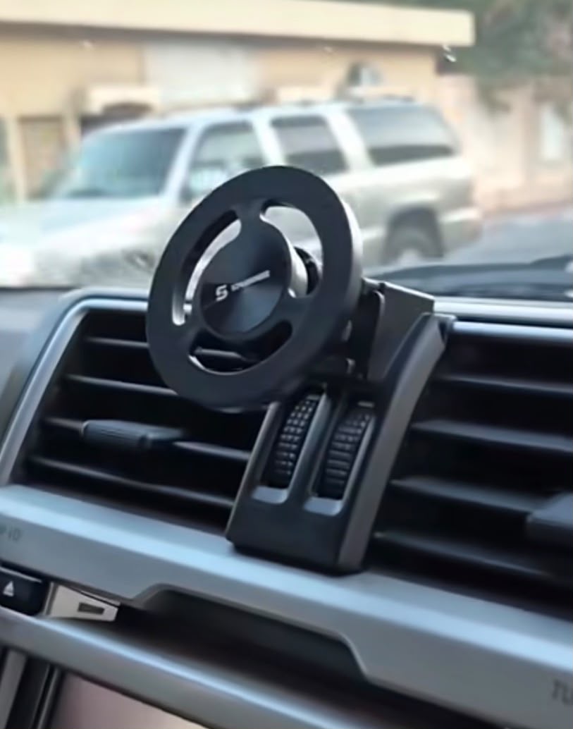 VIP 360 Strong Magnetic Air Phone Holder - ستاند سيارة - برادو موديل 2018 - 2022 - ماغ سيف - دوران 360 درجه - مناسب لجميع انواع الاجهزة
