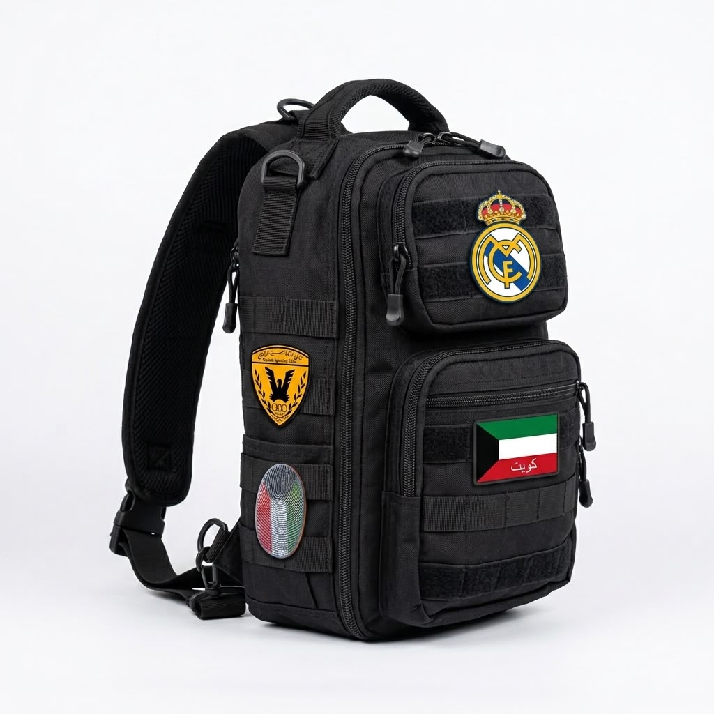 Bag Pack Military Rover Shoulder Sling Backpack - شنطة لتركيب ستيكر مطاطي - جاهز للتسليم
