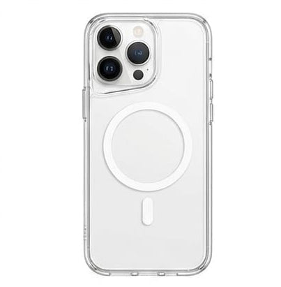 Clear Case with MagSafe - White - كفر ايفون مع ماغ سيف - شفاف
