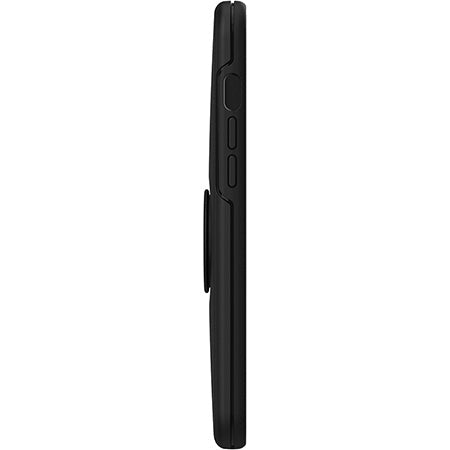 Otterbox Otter+Pop Symmetry Case iPhone 12 mini - Black - كفر حماية عالية مع مسكة دائرية بوب سوكت - اوتربوكس