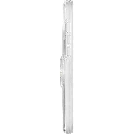 Otterbox Otter+Pop Symmetry Clear Case iPhone 12 mini - Clear - كفر حماية عالية مع مسكة دائرية بوب سوكت - اوتربوكس - شفاف