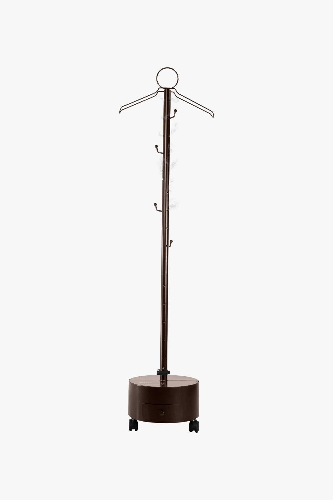 Porodo Lifestyle Essentia Clothing Bakhour Hanger with Storage Tray & Wheels [O] -  حـامل الملابس بمساحة تخزين وعجلات - بورودو - كفالة 24 شهر
