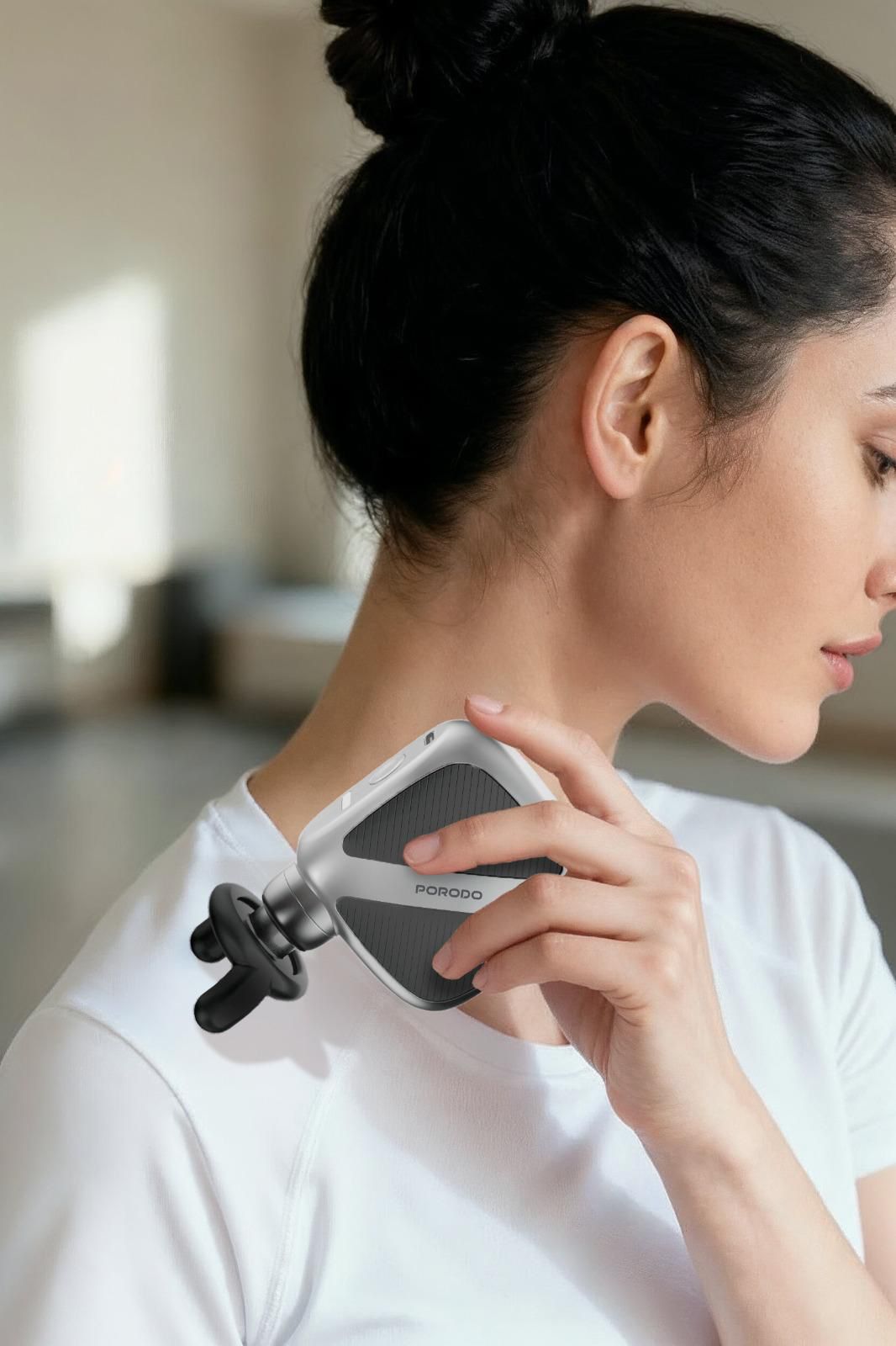 Porodo Lifestyle Pocket-Sized Muscle Relief Massager [O] -  جهاز تدليك العضلات المحمول من بورودو لايف ستايل - كفالة 24 شهر