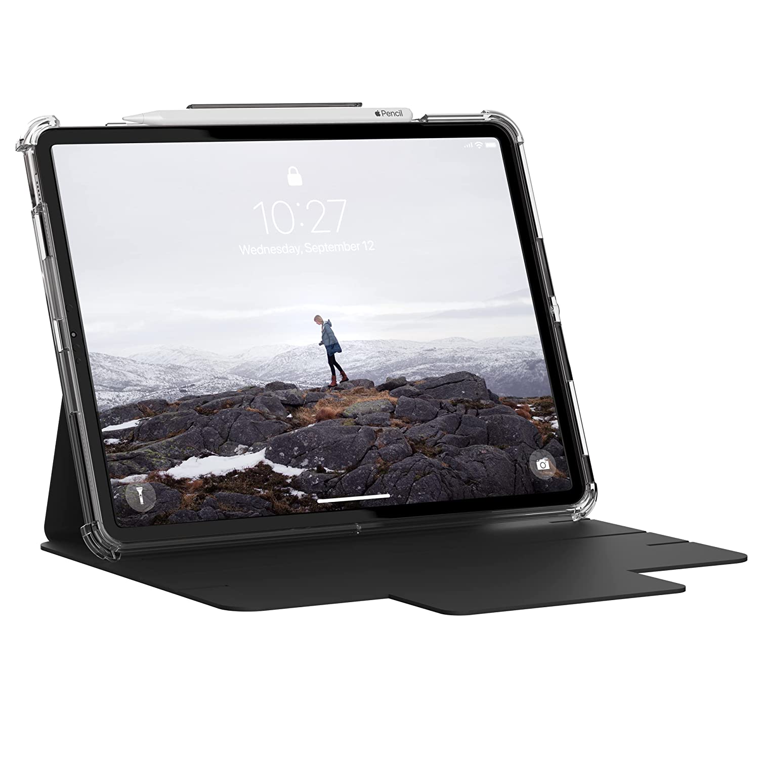 [U] by UAG iPad Lucent Case Black [V] - كفر ايباد