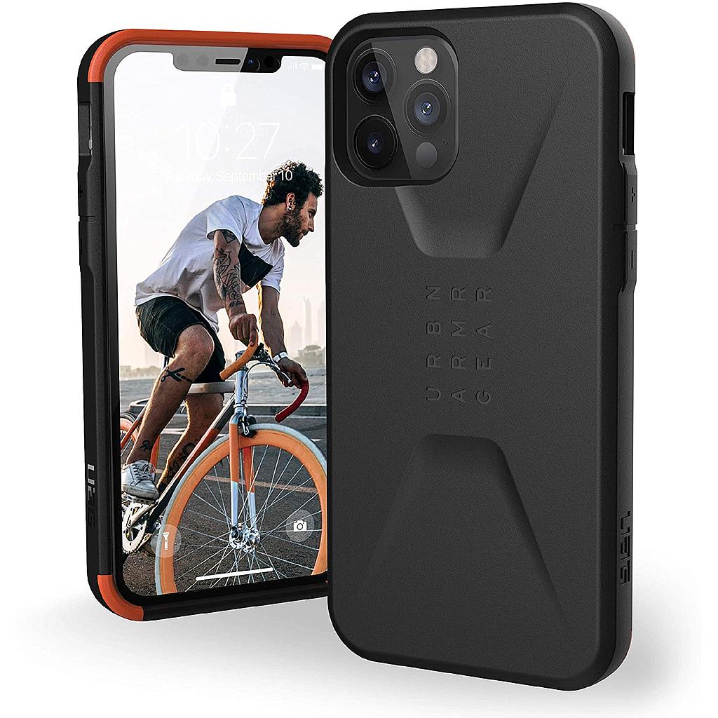 UAG Civilian Case iPhone 12 mini - Black [V] - كفر حماية عالية
