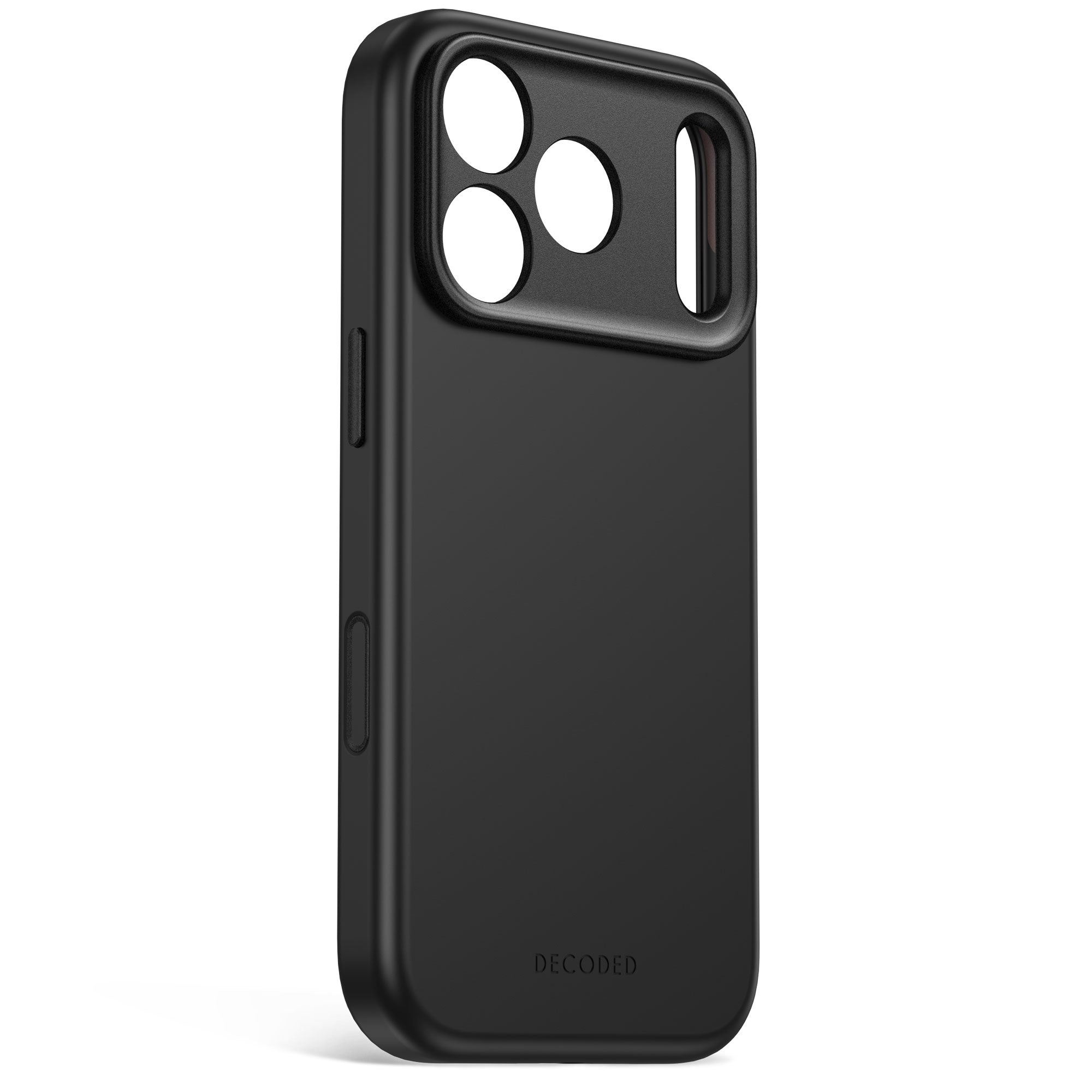 Decoded AntiMicrobial Silicone Backcover for iPhone 18/17 Pro/Pro Max case - Carbon Black
