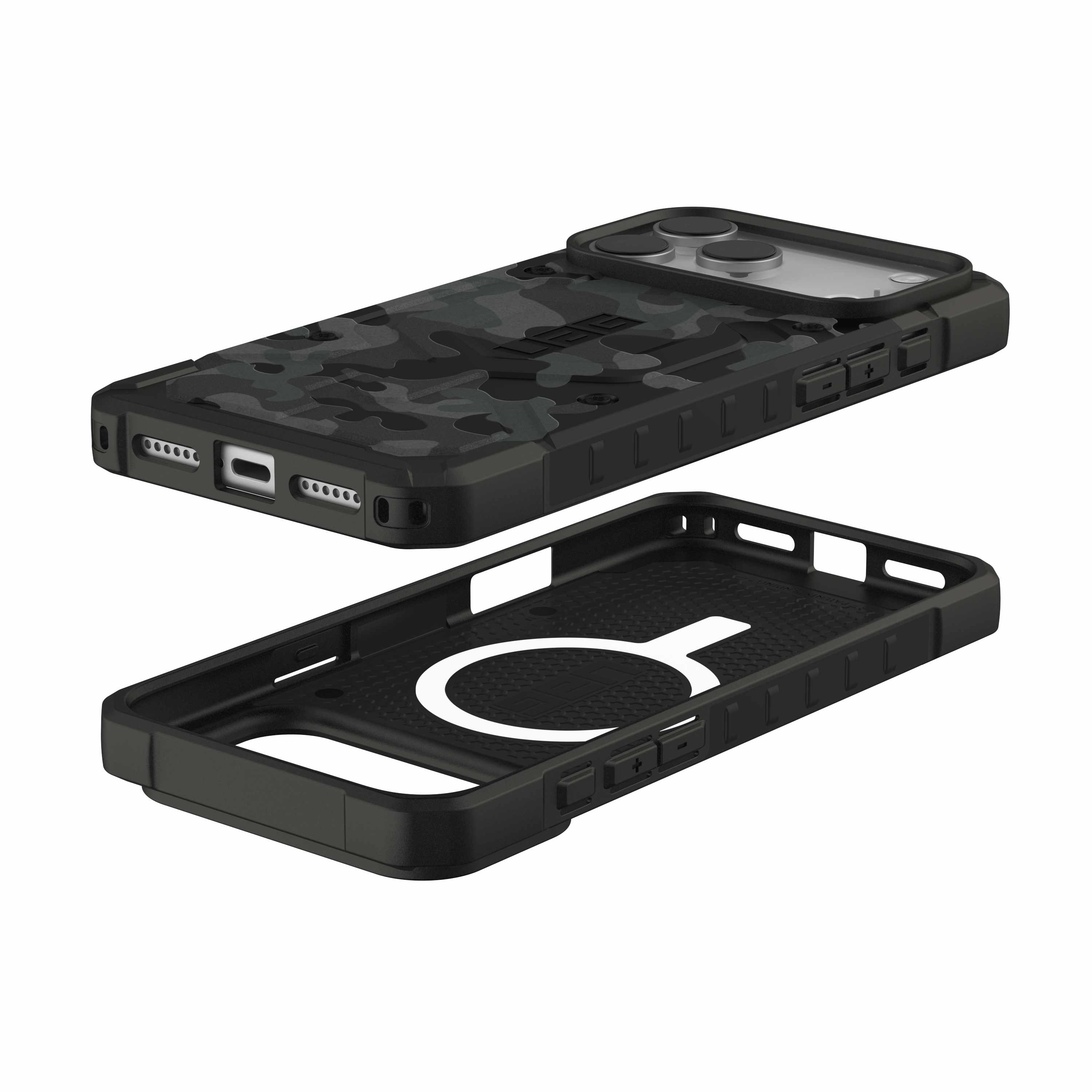 UAG iPhone 17 Pro/ 17 Pro Max Pathfinder SE Magsafe Midnight Camo Case [V] - كفر حماية عالية - ايفون 17 برو / 17 بروماكس - ماغ سيف