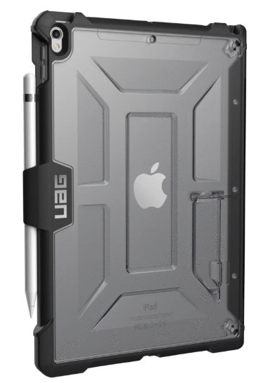 UAG iPad 10.2/10.5" (7th, 8th & 9th Gen) Plasma Case - Ice/Black [V] - كفر ايباد حماية عاليه