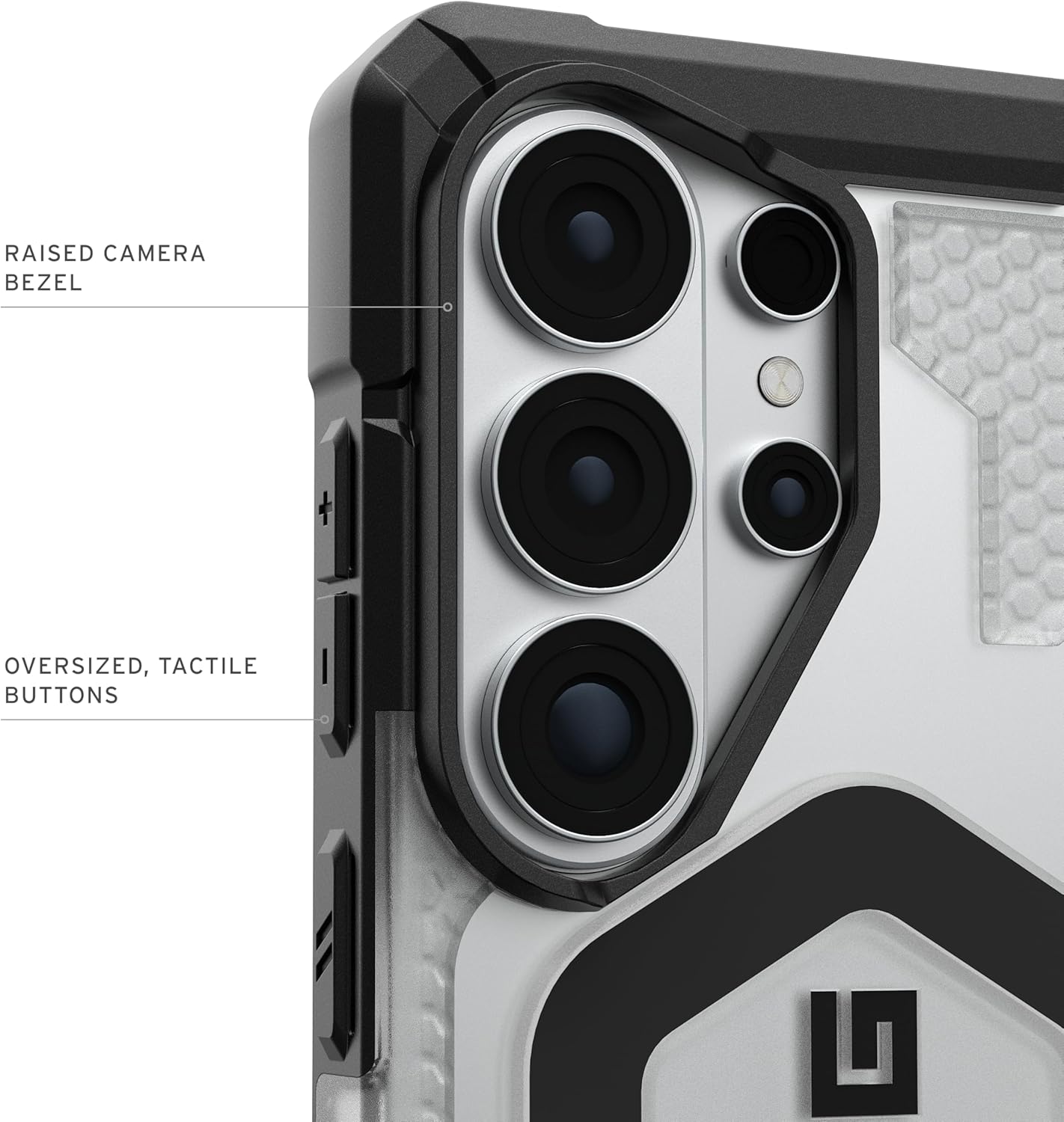 UAG Samsung Galaxy S26 Ultra Pathfinder Clear w/Magnet Case - Ice/Silver [V] -  S26 كفر جلاجسي  - حماية عالية - ماغ سيف - سامسونج ألتر
