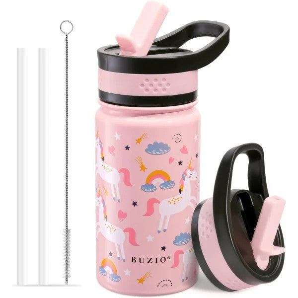 Buzio Kids Tumbler with Straw Lid 500ML Unicorn
