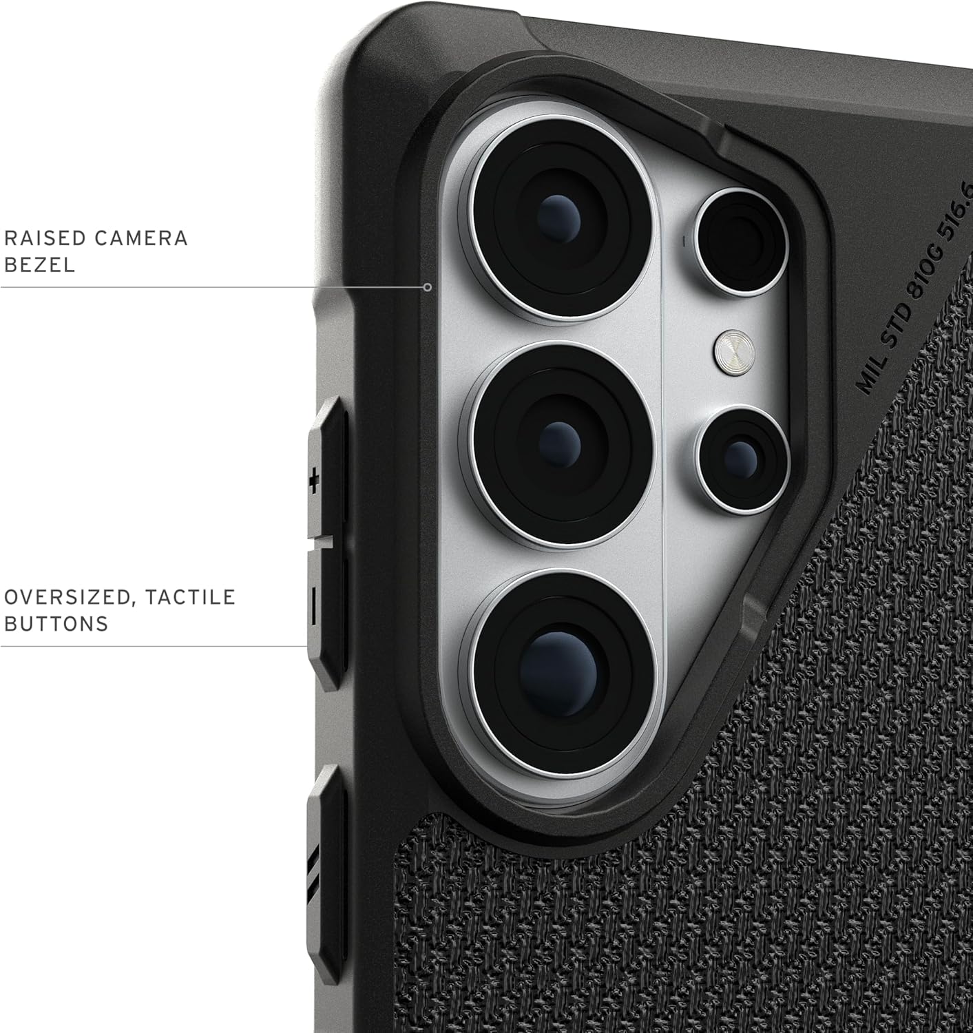 UAG Samsung Galaxy S26 Ultra Metropolis LT w/Magnet Case - Kevlar Black [V] -  S26 كفر جلاجسي  - حماية عالية - سامسونج ألتر