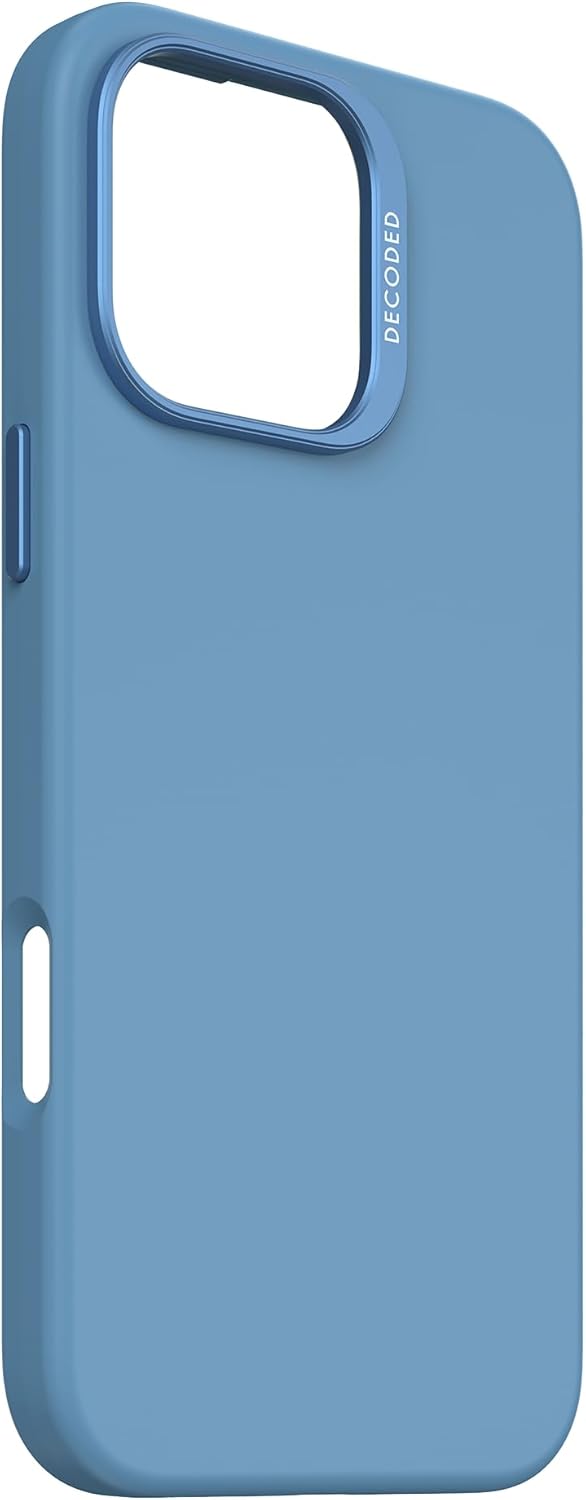 Decoded AntiMicrobial Silicone Case for iPhone 16 Pro/16 Pro MAX - Light Blue