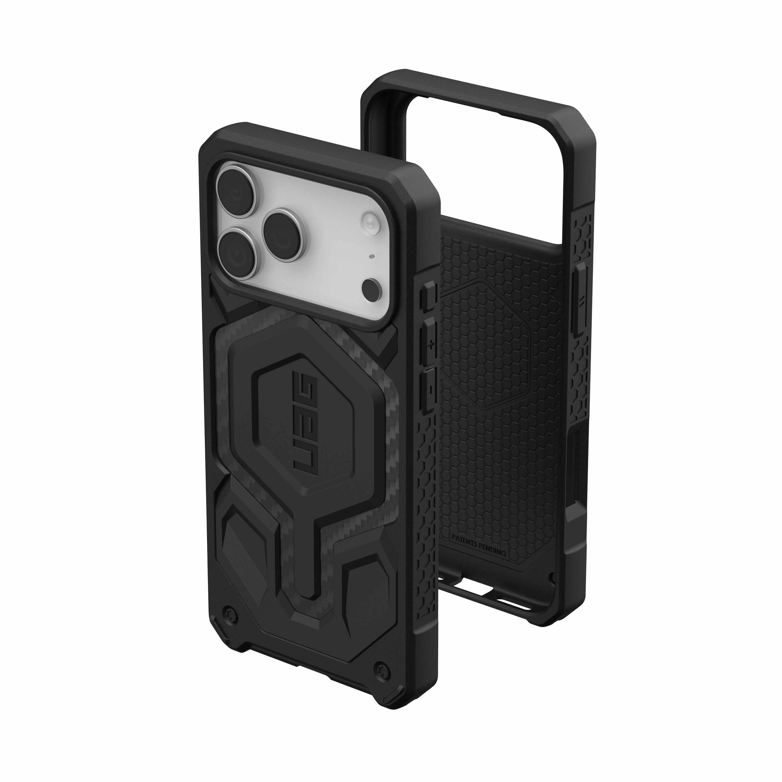 UAG iPhone 17 Pro/ 17 Pro Max Monarch Pro Magsafe Case - Carbon Fiber [V] - كفر حماية عالية - ايفون 17 برو / 17 بروماكس - ماغ سيف