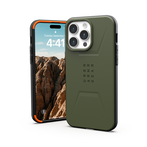 UAG MagSafe Civilian Case 14 /15 - Olive Drab - [V] - كفر حماية عالية - ماغ سيف