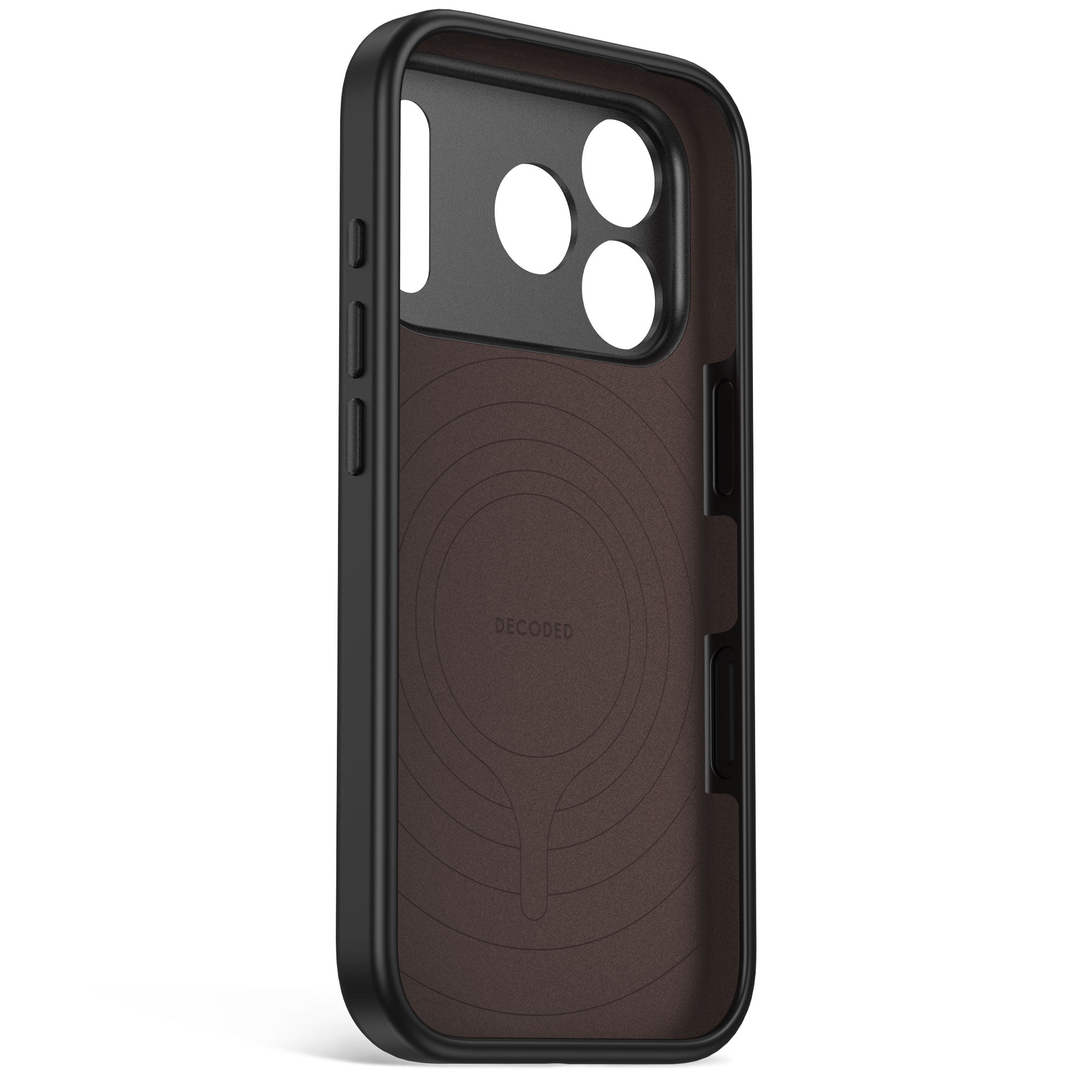 Decoded AntiMicrobial Silicone Backcover for iPhone 18/17 Pro/Pro Max case - Carbon Black